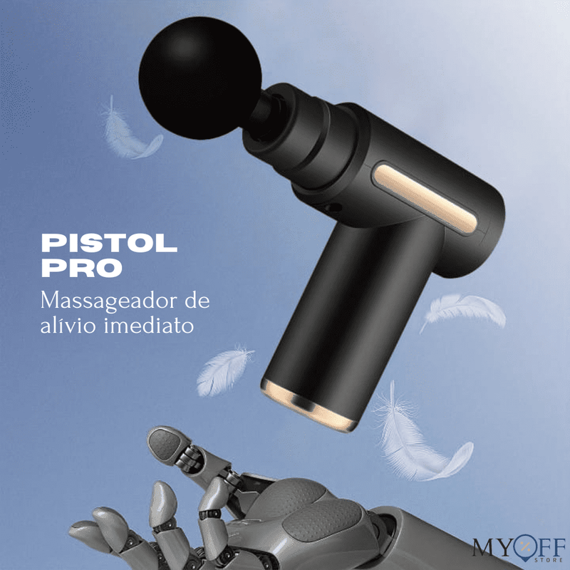 Massageador Alívio Imediato - Pistol Pro® - MyOff Store