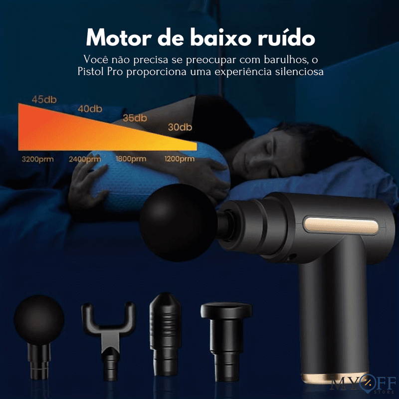 Massageador Alívio Imediato - Pistol Pro® - MyOff Store